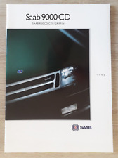 Saab 9000 brochure for sale  BOURNE