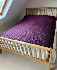 Quilted damson bedspread for sale  ROTHERHAM
