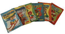 Lote de 6 Mini Libros Infantiles Años 50 De Colección Argentina Guardería Cuentos para Dormir Español segunda mano  Argentina 