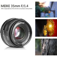 Meike 35mm F1.4 Large Aperture Manual Focus Lens APS-C For Nikon J1 J2 J3 J4 J5 myynnissä  Leverans till Finland