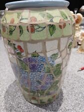 Mosaic tile vase for sale  Englishtown