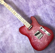 Guitarra elétrica Telecaster 1968 vintage personalizada rosa paisley NOS TL entrega rápida comprar usado  Enviando para Brazil