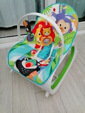 Used, Fisher Price Infant 2 Toddler Rocker, Baby Bouncer Chair Rocker activity for sale  Shipping to South Africa