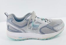 Zapatos SKECHERS Ultra Ligeros para Mujer Talla 7 Gris Azul Aqua Tenis Strike Runners segunda mano  Embacar hacia Argentina