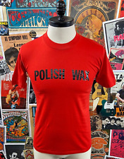 Camiseta gráfica vintage anos 80 carro de cera polonesa Jerzees por Russell Iron On comprar usado  Enviando para Brazil