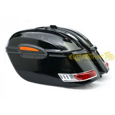 Borse laterali rigide moto nero lucido abs per moto custom 50litri x2 con staffe comprar usado  Enviando para Brazil