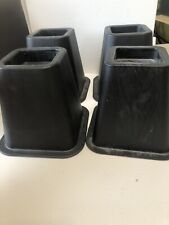 Conjunto de 4 peças de risers de móveis de plástico mesa cama cadeira riser 5,25" comprar usado  Enviando para Brazil