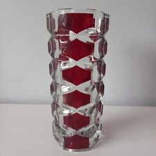 vintage clear glass vase for sale  Ireland