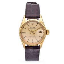 Rolex Datejust relógio feminino automático mostrador champanhe ouro 18K 25 mm ref. 6517 comprar usado  Enviando para Brazil
