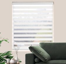 JIANGPIN Window Blind 28 x72 In. Dual Layer Zebra Roller Light Filtering Shee for sale  Shipping to South Africa
