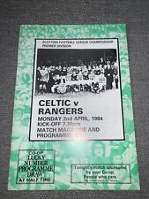 Usado, S1/Celtic v Rangers 2.4.1984 comprar usado  Enviando para Brazil