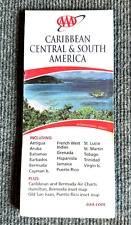 Hoja de ruta de viaje vintage para el Caribe de América Central y del Sur segunda mano  Embacar hacia Argentina