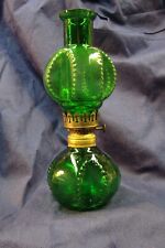 2 green glass lamps for sale  Williamsport