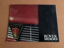 Rover 2000 sales for sale  MARKET HARBOROUGH