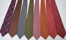 Lote 8 gravatas Brooks Brothers Robert Talbott golfe seda comprar usado  Enviando para Brazil