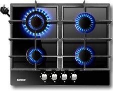  Plug-in Gas Hob  4 Burners Cooktops, Karinear Gas Hob, 60cm Glass CookTop for sale  Shipping to South Africa