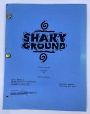 Shaky Ground 1993 guión TV F.J. O’neil copia personal de disparo escuela aturdimiento raro segunda mano  Embacar hacia Argentina