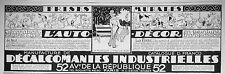 Publicité 1926 auto d'occasion  Compiègne