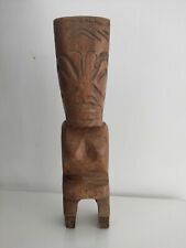 Wooden tiki statue d'occasion  Fayence