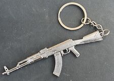 Mini modelo cinza AK47 rifle de assalto chaveiro de metal sólido 10cm vendedor do Reino Unido comprar usado  Enviando para Brazil