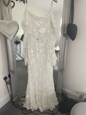 lace fishtail wedding dress for sale  CORBY