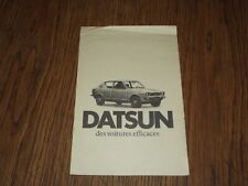 Datsun cherry catalogue for sale  Shipping to Ireland