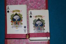 2 VINTAGE 1920s CONSOLADATED CARD CO. POKER DECKS in a CASE for sale  Shipping to South Africa