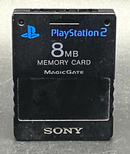 Tarjeta de memoria original Playstation 2 - 8 MB - PS2 - negra - tarjeta de memoria segunda mano  Embacar hacia Mexico