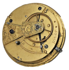 Usado, Juego de llaves vintage 10358 40mm esfera esmaltada reloj de bolsillo movimiento repuestos reparaciones segunda mano  Embacar hacia Argentina