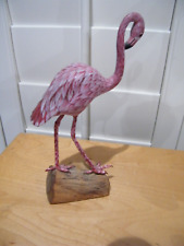 Carved pink flamingo for sale  Stuart