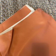 Orange vinyl fabric for sale  WOLVERHAMPTON