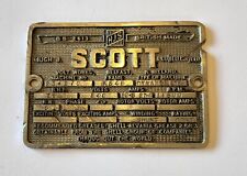 scott plate for sale  PWLLHELI