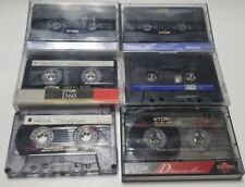 (6) Vintage Used TDK Retro Recordable Cassette Tapes Sold as Blank for sale  Shipping to South Africa