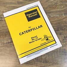 Operators manual caterpillar for sale  Brookfield