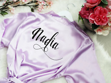 Bridesmaid Robes Bridal Party Satin Robes Wedding Gift Personalized Women Robes for sale  Shipping to South Africa