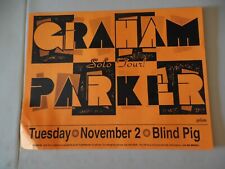 Graham parker concert for sale  Saint Clair Shores