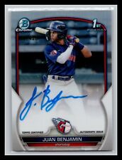2023 Bowman Chrome #CPA-JBN Juan Benjamin 1st Bowman Auto Refractor /499, used for sale  Shipping to South Africa