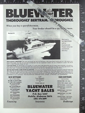 1982 advertisement bluewater for sale  Lodi