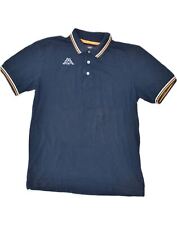 KAPPA Mens Polo Shirt Large Navy Blue Cotton KE03 for sale  Shipping to South Africa
