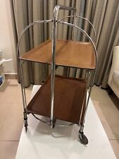 MID CENTURY ORIGINAL BREMSHEY & CO SERVING TROLLEY BY GERLINOL FOLDABLE TABLE, used for sale  Shipping to South Africa