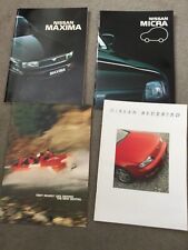 Nissan brochures vgc for sale  WEYMOUTH