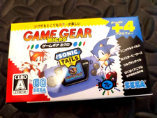 Jogo portátil pré-carregado Sega Game Gear Micro Mini azul coleção 4 jogos comprar usado  Enviando para Brazil