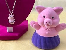Pink pig necklace for sale  Greenville