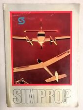 Antigo Modelo RC Avião, Barco, Heli, Carro SIMPROP ELECTRONIC Catálogo 1975 Col.Item, usado comprar usado  Enviando para Brazil