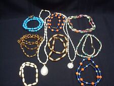 Lot necklaces glass for sale  Syracuse