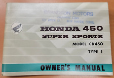 honda 450 s manual for sale  Branford