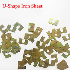 Used, 100PCS U-Shape Iron Sheet Plate Tiny Metal DIY Craft Material Fitting 1.85x1.2cm for sale  Shipping to Ireland
