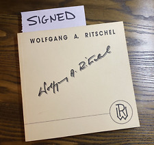 Signed wolfgang ritschel for sale  Shipping to Ireland