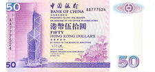Banco de China Hong Kong $50 1994 Prefijo AA S/No 555xxx segunda mano  Embacar hacia Argentina