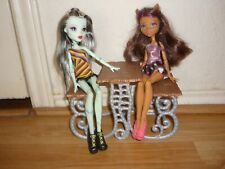 Monster High Deadluxe School Picnic Table + 2 Dolls G2 Frankie Stein & Clawdeen for sale  Shipping to South Africa